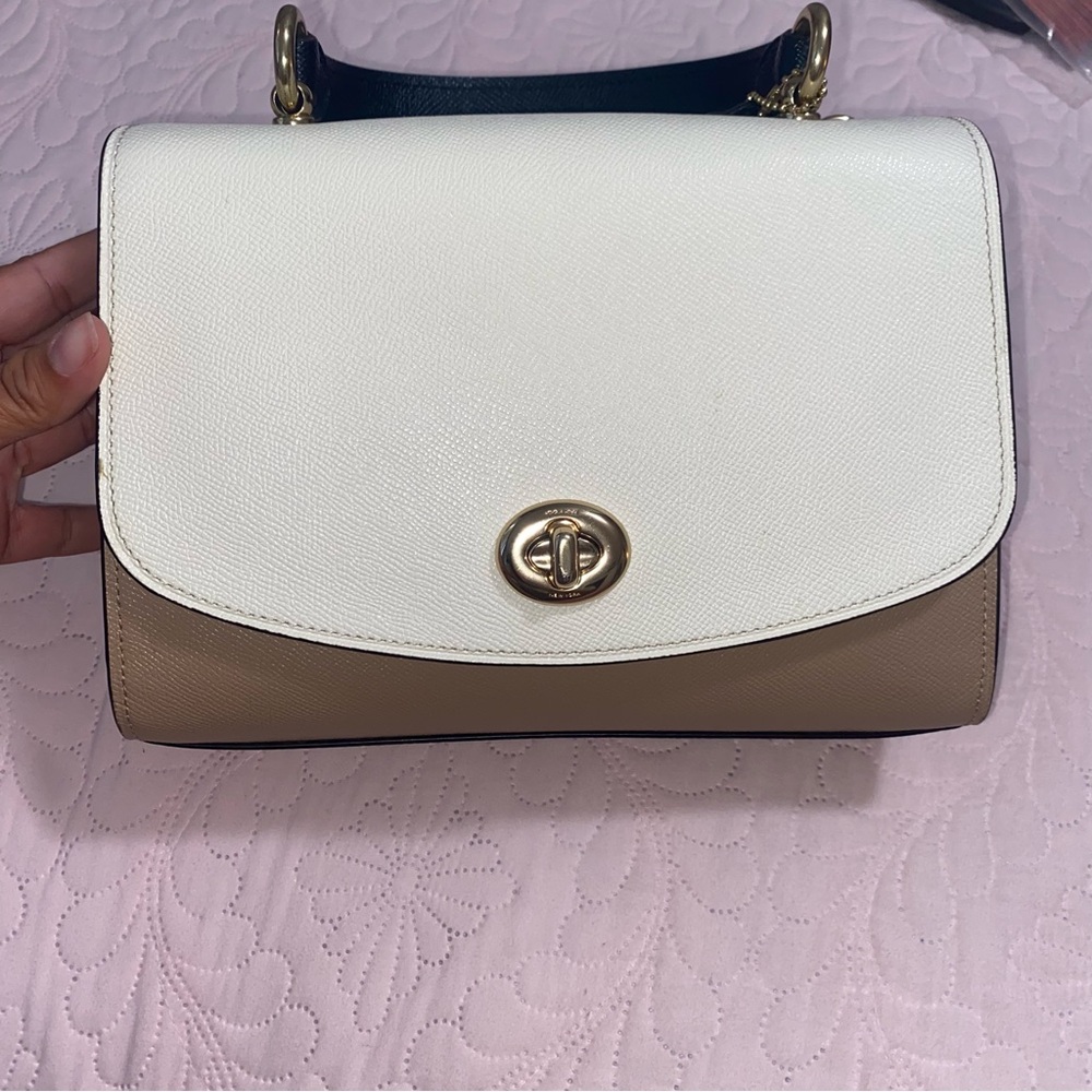 COACH tilly top handle satchel purse